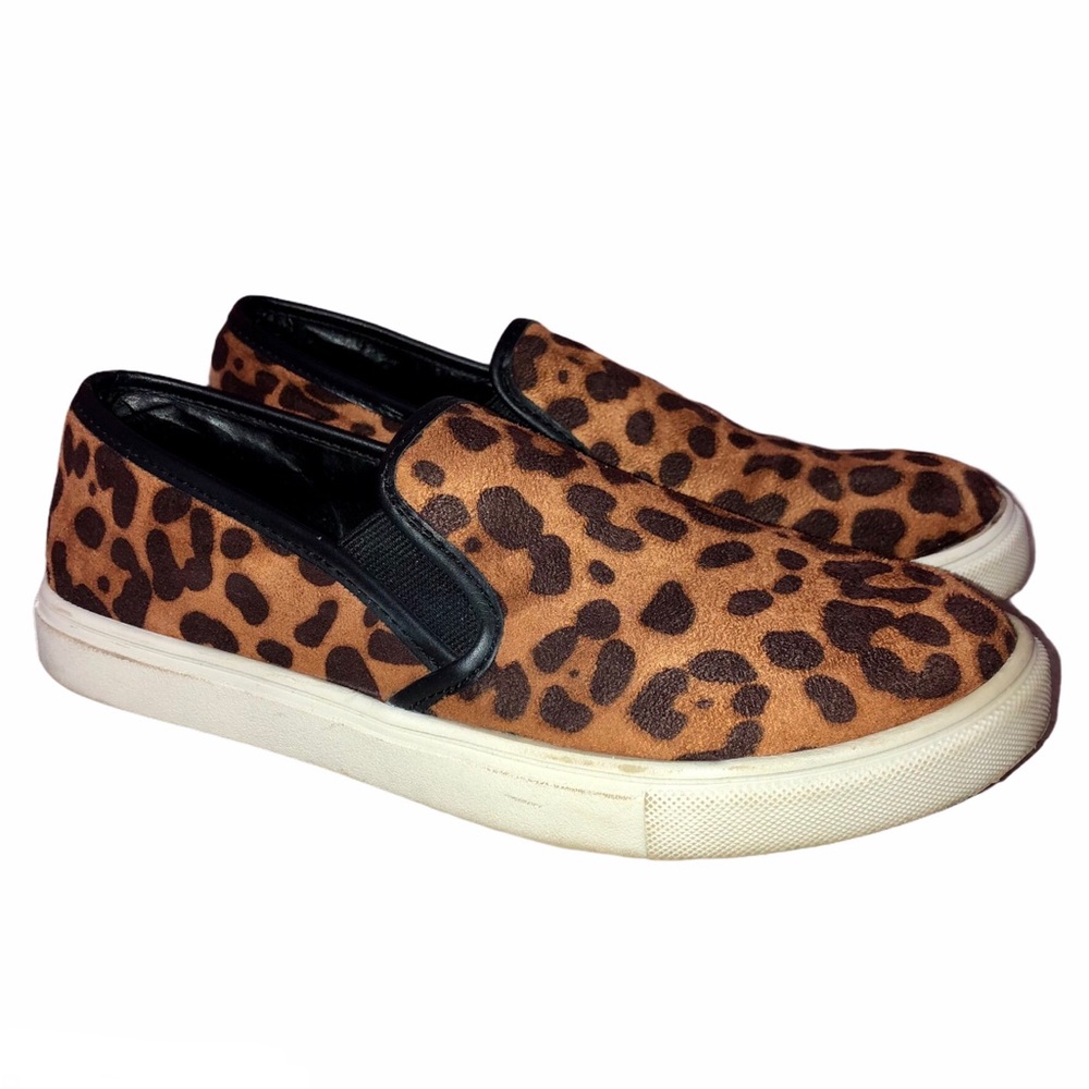TARGET MOSSIMO Cheetah Print Slip On Sneakers 7.5